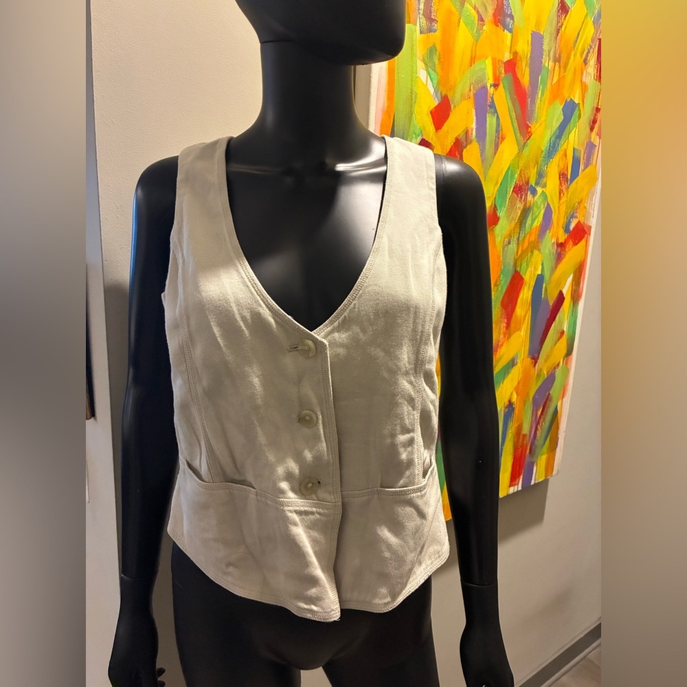 J. Jill Light Tan Vest